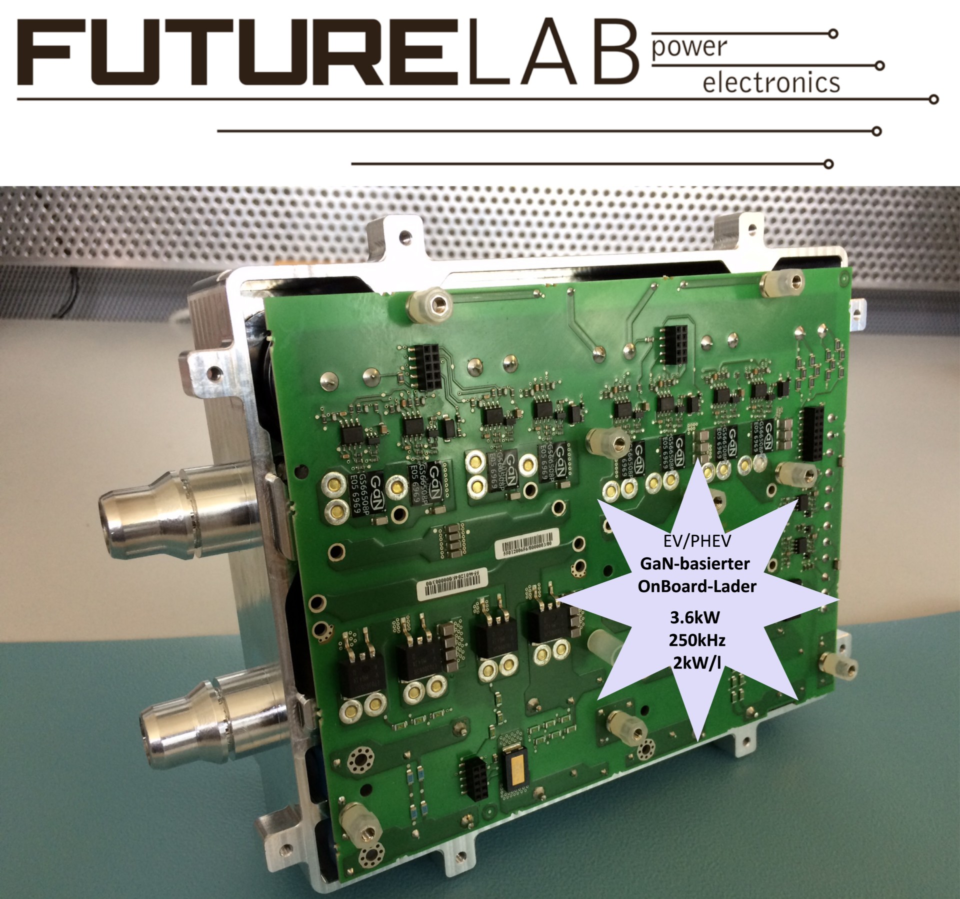 Das ForLab FutureLabPE ermöglicht Forschung zu modularen Konzepten für anwendungsoptimierte Leistungselektronik.