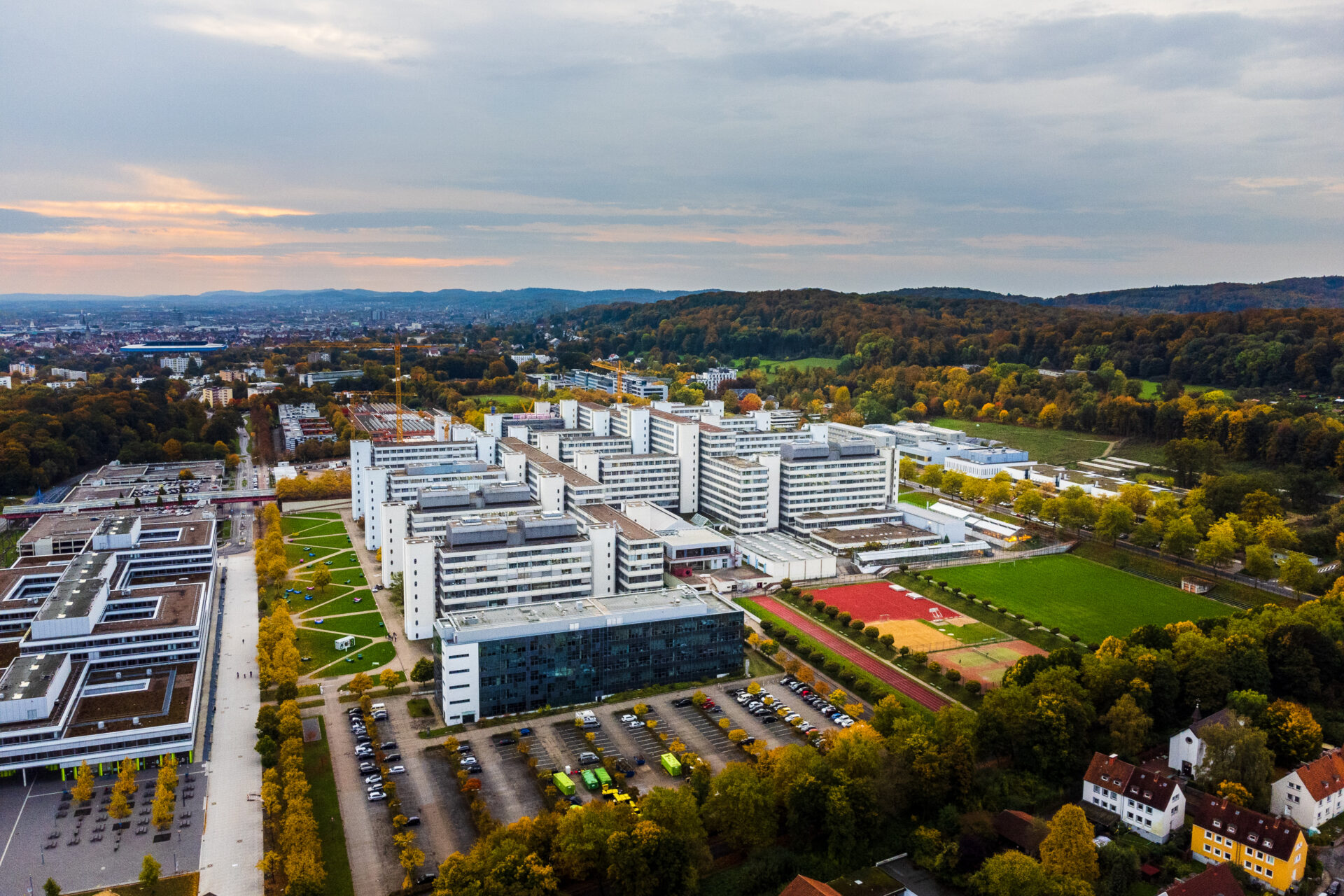 Campus der Universität Bielefeld. ForLab MagSens, das Forschungslabor für Magnetfeldsensorik, fotografiert am 20. Oktober 2021 an der Universität Bielefeld. Foto: André Wirsig für ForLab